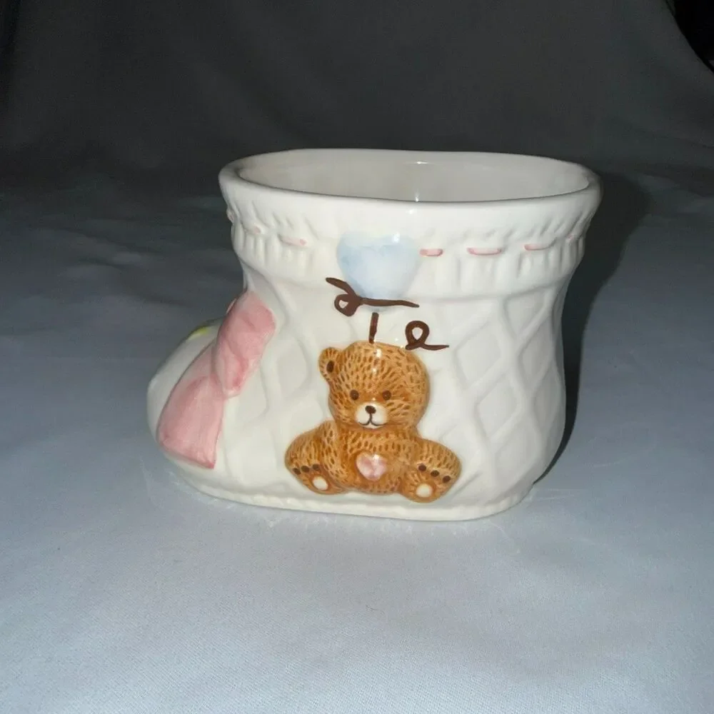 Ceramic Resin Bear Jewelry/Trinket Holder